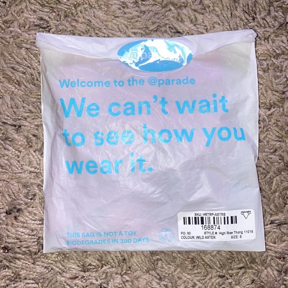 Brand new Parade High Rise Thong size S - Picture 4 of 4